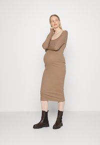 Vero Moda Maternity VMMVMMNATASHA  - Vestido de malha - fossil