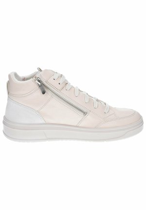 High-top trainers - beige