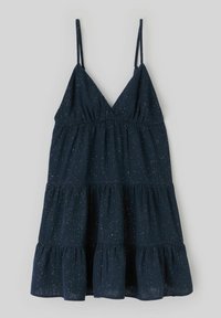 BZB COURTE À PAILLETTES  - Robe de jour - bleu foncé