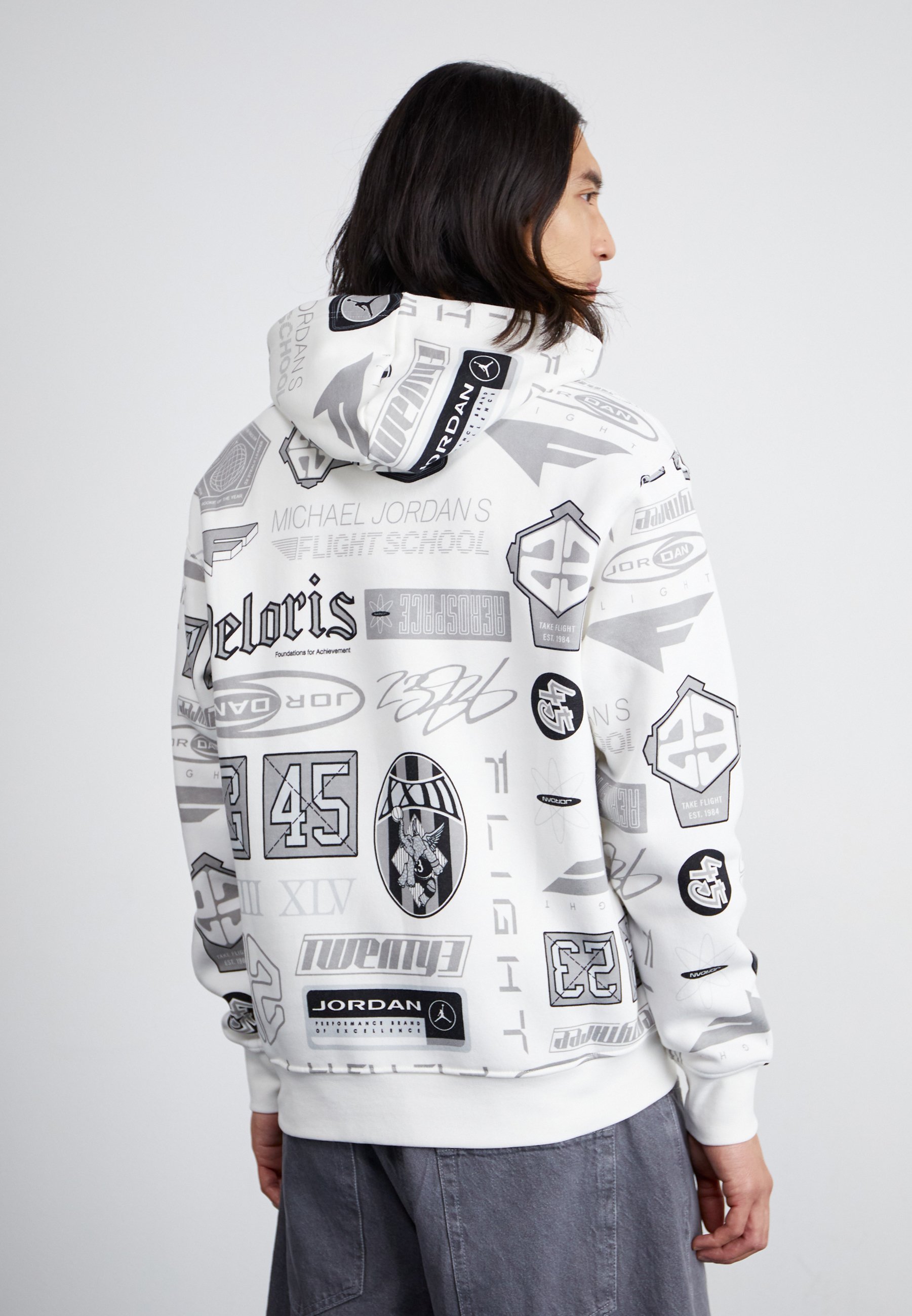 michael jordan print hoodie