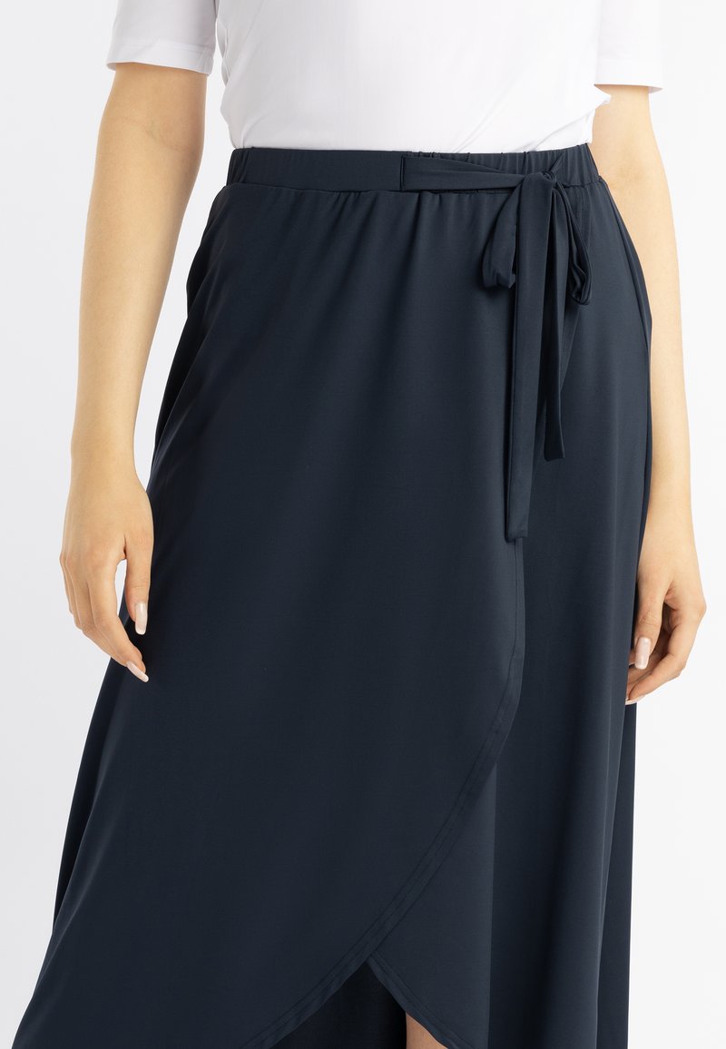 Damen Jeansröcke | DreiMaster Wickelrock marine/blau - OP11869 Damen Jeansröcke | DreiMaster Wickelrock marine/blau - OP11869