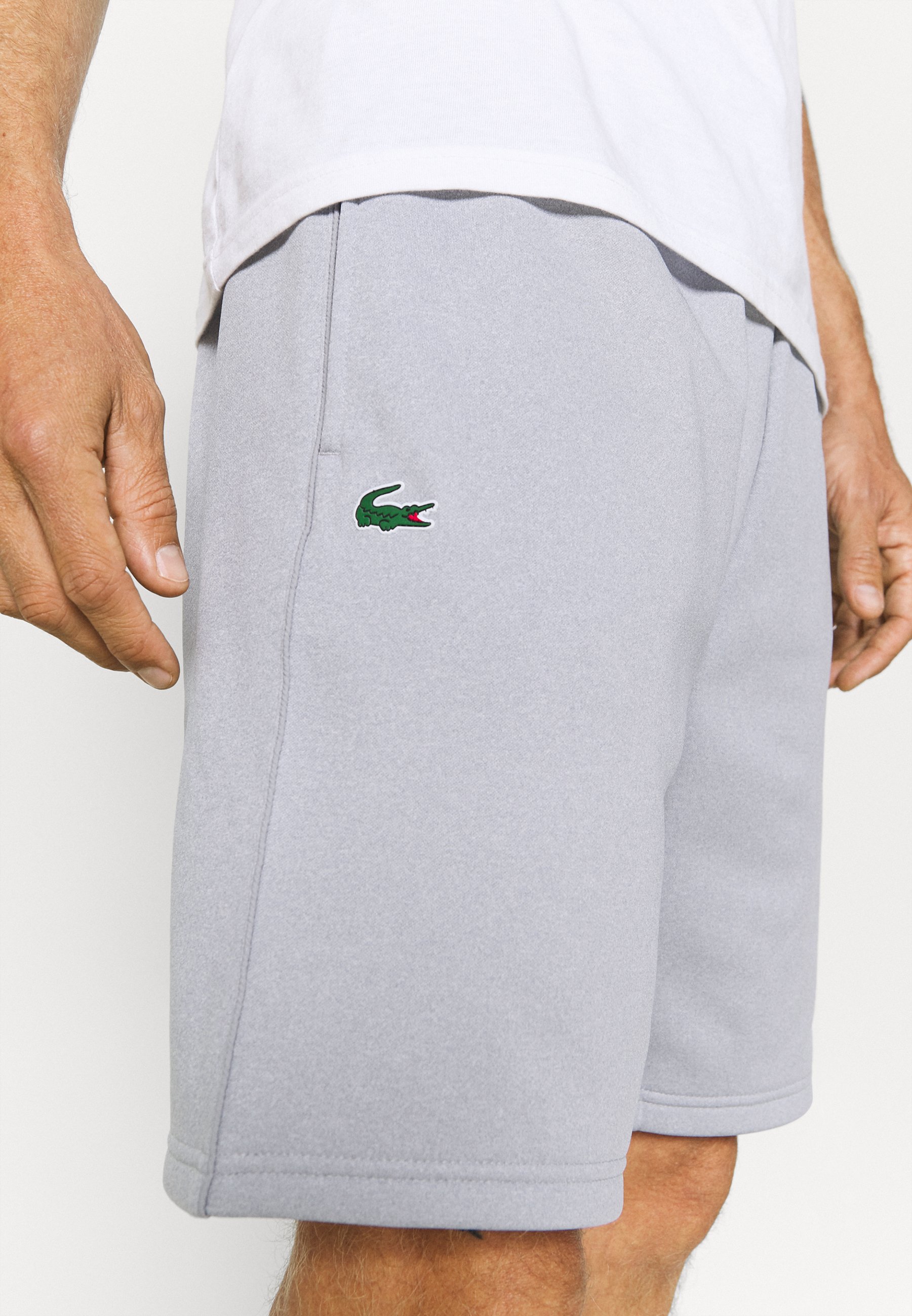 lacoste fleece core shorts