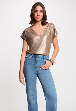Camiseta estampada - couleur bronze