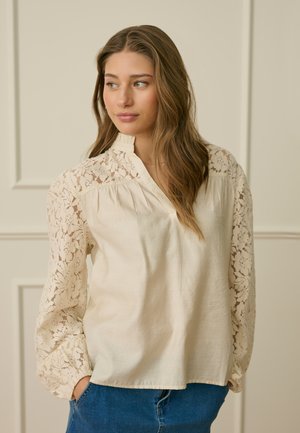 CRLISELIN LACE - Bluza - oatmeal