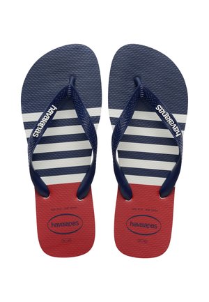 Havaianas TOP NAUTICAL - Sandales de bain - white marine blue apache red