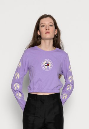 CROP ELASTIC UNITEES - Top s dlouhým rukávem - violet viola