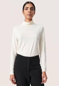 Soaked in Luxury - SLHANADI ROLLNECK LS - Top s dlouhým rukávem - whisper white Miniatura obrázku 1