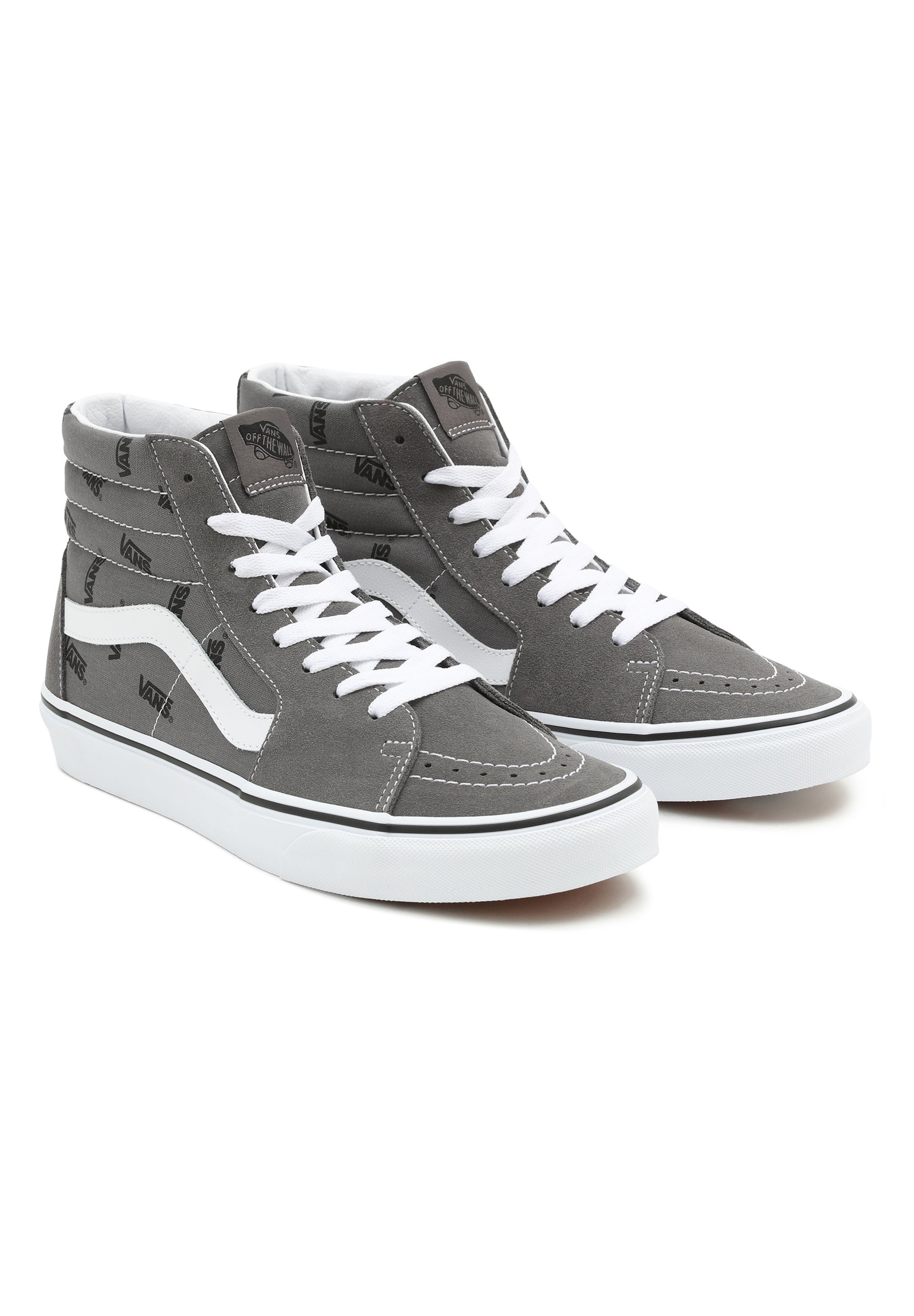 Vans SK8 TAPERED - Zapatillas altas - drizzle/true white/gris - Zalando.es