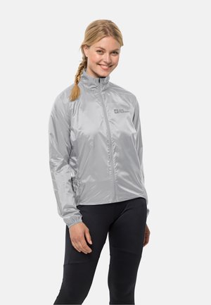 Jack Wolfskin MOROBBIA WIND JKT W - Windbreaker - white cloud