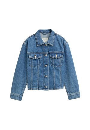 Giacca di jeans - clean mid stone blue denim
