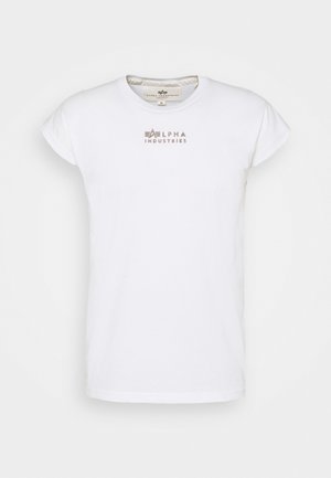 Alpha Industries Print T-shirt - organic white