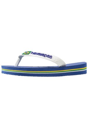 HAVAIANAS FLIP FLOP BRASIL LOGO - Infradito da bagno - blue, white