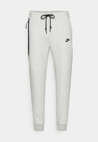 TECH FLEECE - Verryttelyhousut - grey heather/black