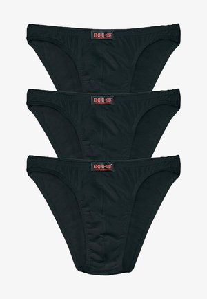H.I.S 3 PACK - Briefs - schwarz
