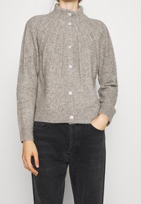 Bruuns Bazaar Chaqueta de punto - mottled grey