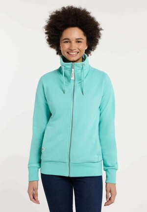RONETTE - Zip-up sweatshirt - lagoon green