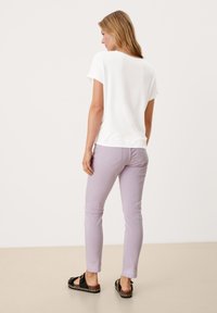 s.Oliver MET EEN LOOSE FIT - T-shirt print - off white