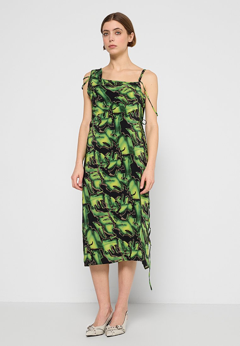 WOOD WOOD Jurk donkergroen