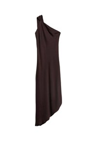 ASYMMETRICAL  - Maxi dress - brown