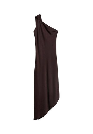 ASYMMETRICAL  - Rochie maxi - brown