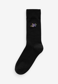 Next N LOGO FIVE PACK - Calze - black flower logo