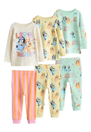 Next, REGULAR FIT - SNUGGLE PYJAMAS 3 PACK SET - Pyjama set - blue/yellow
