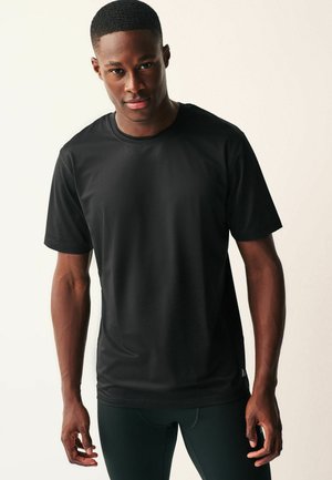 ACTIVE TEXTURED STANDARD - Jednoduché tričko - black