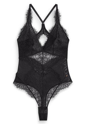 Lipsy PLUNGE HALTERNECK  STANDARD - Glaustinukė - black