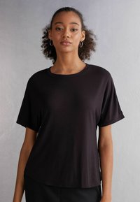 Intimissimi T-Shirt basic - schwarz black