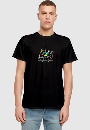 CHAMPION - Print T-shirt - black