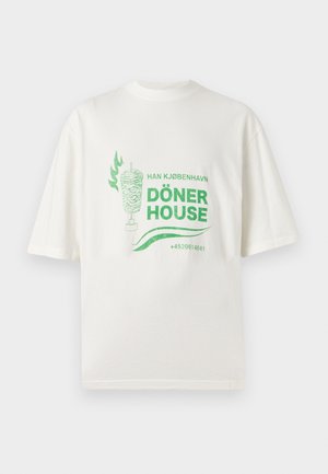 DÖNER HOUSE OVERSIZED TEE - Triko s potiskem - off white