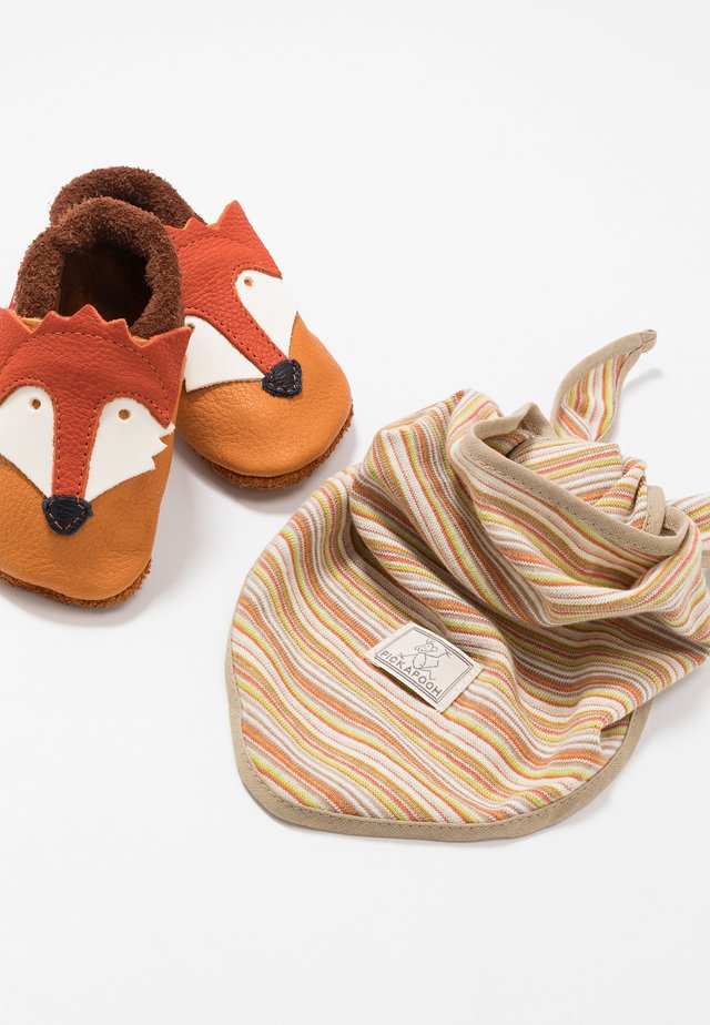 FUCHS SET - Ensiaskelkengät - castagno/orange
