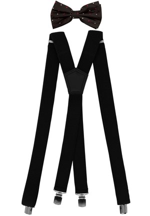 X-FORM MIT PASSENDER SET - Bow tie - schwarz/weiß/rot