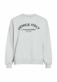 LOOSE FIT - Felpa - light grey melange