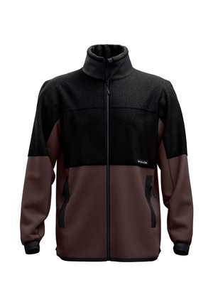 FLEECE TEDDY - Fleecejacke - black raven