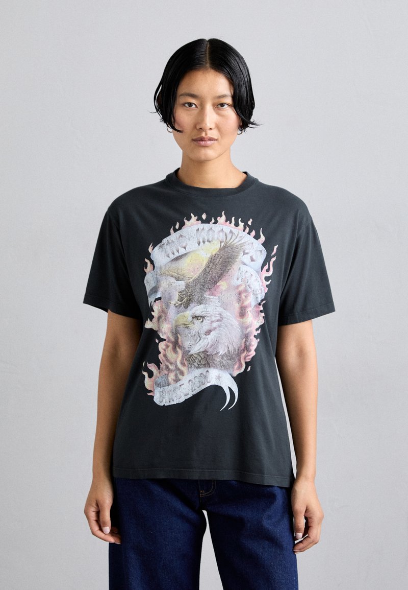 The Kooples Print T-shirt - black washed