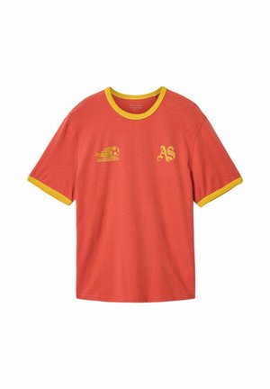 AllSaints, FURIA SS CREW . - T-Shirt print - red