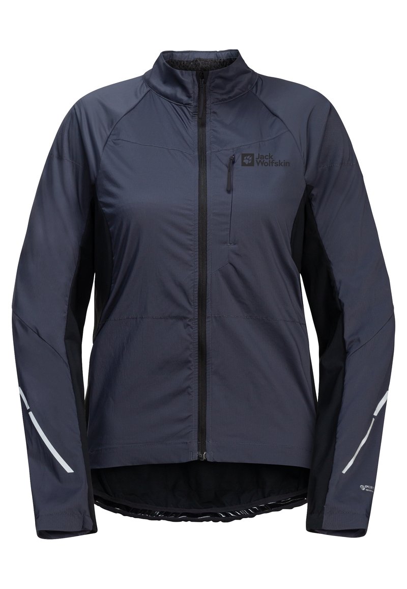 Jack Wolfskin Regenjas antraciet gemêleerd