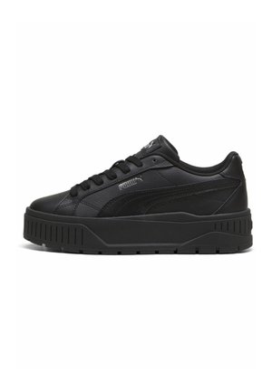 KARMEN - Sneakers low - black black silver