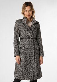 BOSS CETIVA - Kurzmantel - schwarz weiß