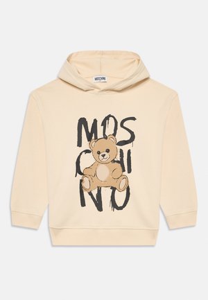 MOSCHINO HOODED UNISEX - Jersey con capucha - ivory