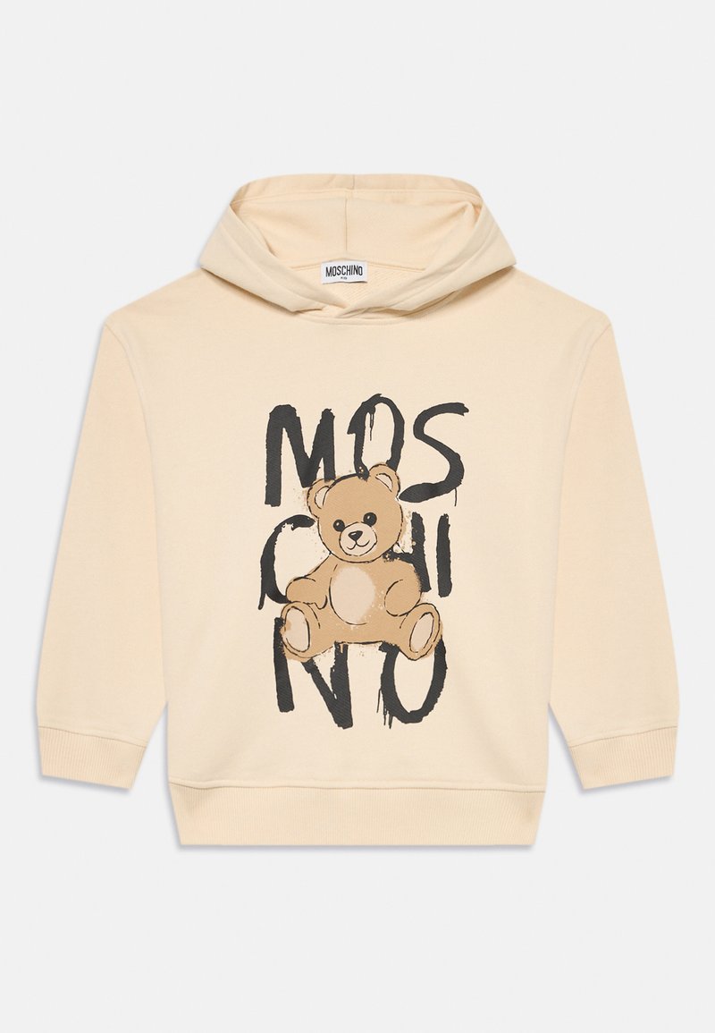 MOSCHINO HOODED UNISEX - Φούτερ με κουκούλα - ivory