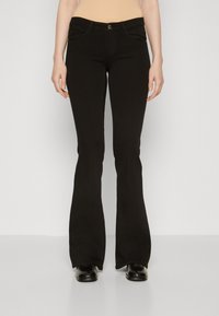 ONLY Tall - ONLHELLA LOW RETRO FLARED - Bootcut jeans - black denim Thumbnail Image 1