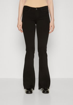 ONLY Tall ONLHELLA LOW RETRO FLARED - Bootcut jeans - black denim