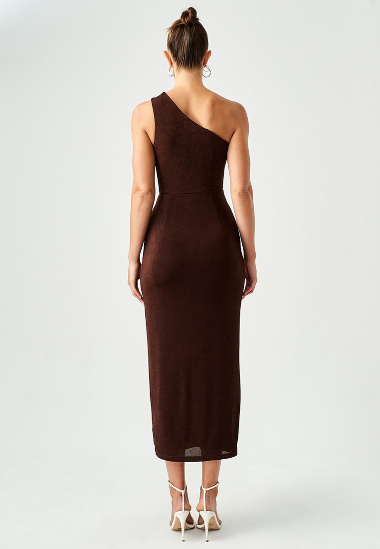 BWLDR RIHANNA MIDI X KRISTINA - Shift dress - chocolate/brown - Zalando.ie