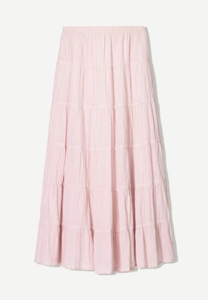 Bershka Gonna lunga - light pink