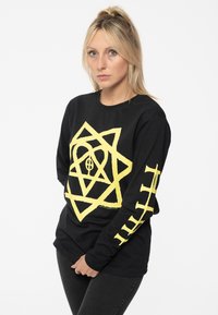 Paradiso Clothing HEARTAGRAM BAND  - Long sleeved top - black