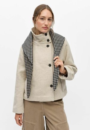 Object, SCARF CHECKED - Šál - opal gray
