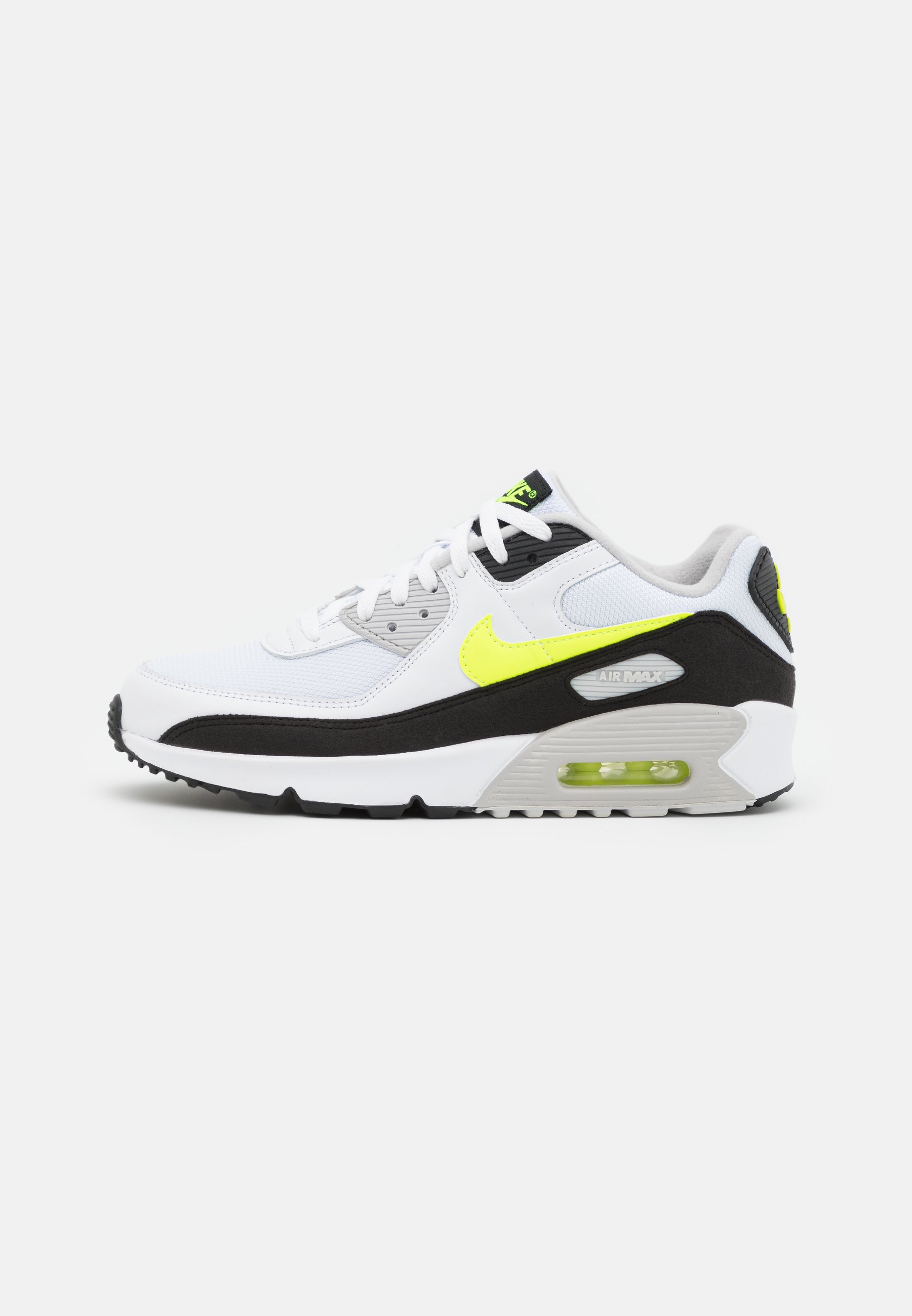 Nike Sportswear Nike Air Max 90 Ltr Schuh Fur Altere Kinder Tenisky White Hot Lime Black Neutral Grey Bila Zalando Cz