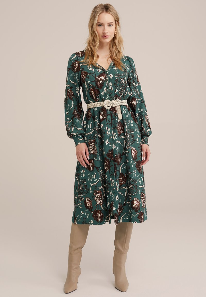 WE Fashion - Shirt dress - green, Enlarge